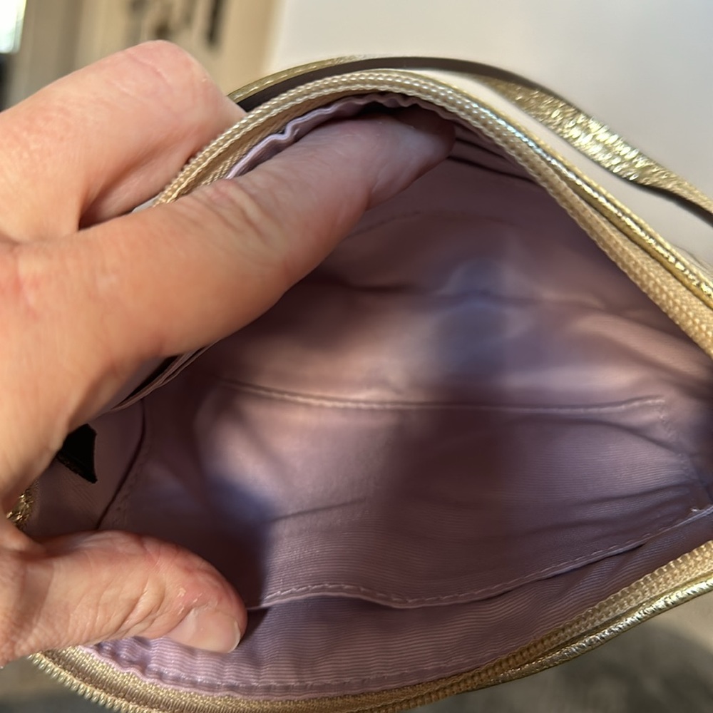 Coach lilac and gold bag with wallet and mini purse. - Picture 8 of 15